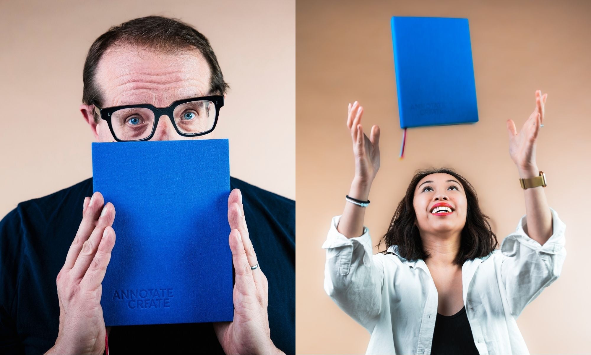 Founders of Annotate Create, Vivien and Andy